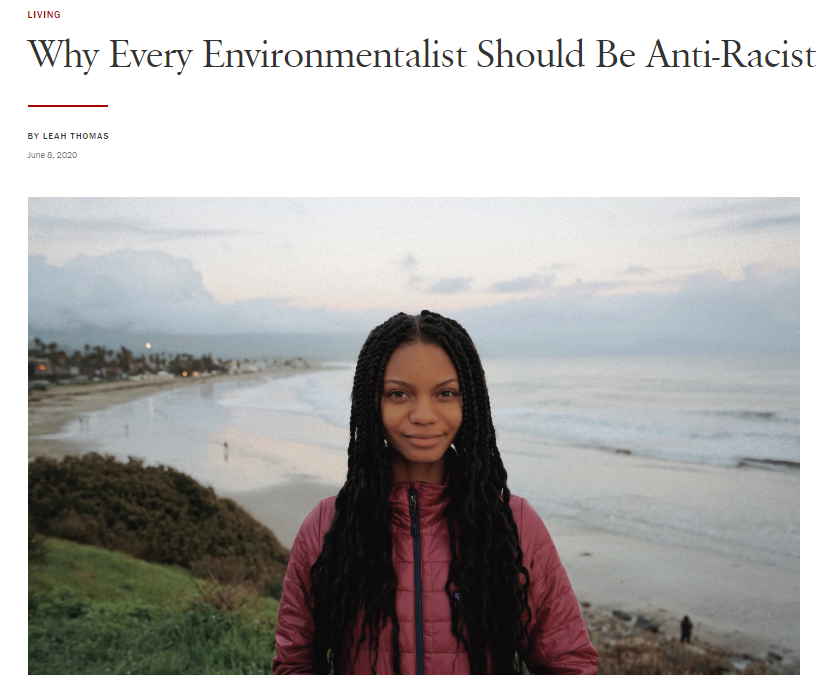 Why Every Environmentalist Should Be Anti-Racist